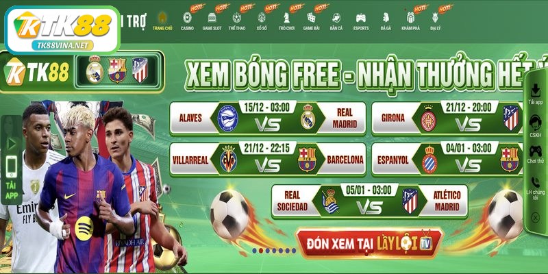 Thể thao TK88 VINA cung cấp nền tảng cá cược trực tuyến đa dạng