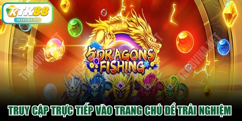 Truy cập trực tiếp vào trang chủ để trải nghiệm bắn cá online